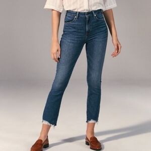 Abercrombie & Fitch High Rise Ankle Flare Jeans 24 00R